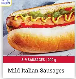 M & M Food Market Mild Italian Sausages offer