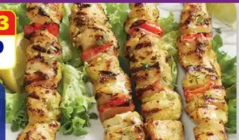 M & M Food Market Lemon & Herb Chicken Skewers offer