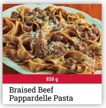 M & M Food Market Braised Beef Pappardelle Pasta offer