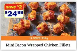 M & M Food Market Mini Bacon Wrapped Chicken Fillets offer