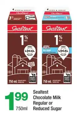 Highland Farms Sealtest Chocolate Milk Regular or Reduced Sugar offer