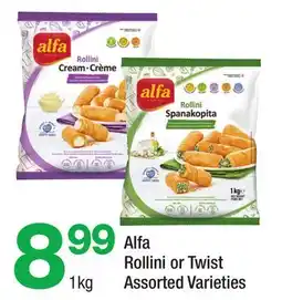 Highland Farms Alfa Rollini or Twist offer