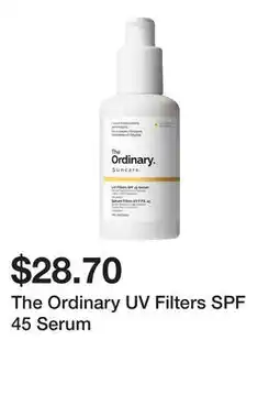 Sephora The Ordinary UV Filters SPF 45 Serum offer