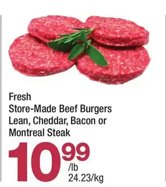 Highland Farms Fresh Store-Made Beef Burgers offer