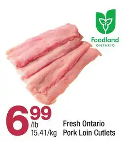 Highland Farms Fresh Ontario Pork Loin Cutlets offer