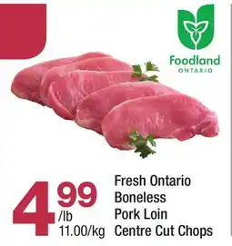 Highland Farms Fresh Ontario Boneless Pork Loin Centre Cut Chops offer
