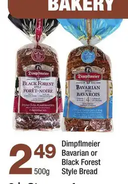 Highland Farms Dimpfmeier Bavarian or Black Forest Style Bread offer