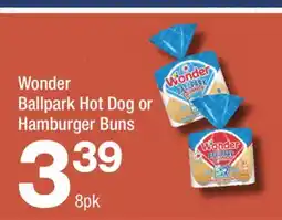 Highland Farms Wonder Ballpark Hot Dog or Hamburger Buns offer
