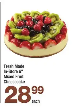 Highland Farms Fresh Made In-Store 6 Mixed Fruit Cheesecake offer