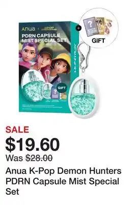 Sephora Anua K-Pop Demon Hunters PDRN Capsule Mist Special Set offer