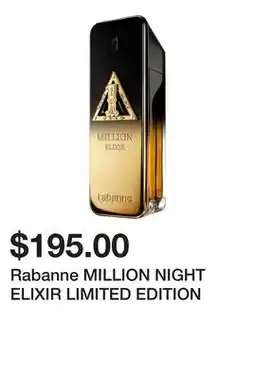 Sephora Rabanne MILLION NIGHT ELIXIR LIMITED EDITION offer