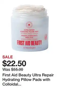 Sephora First Aid Beauty Ultra Repair Hydrating Pillow Pads with Colloidal Oatmeal and Ceramides offer