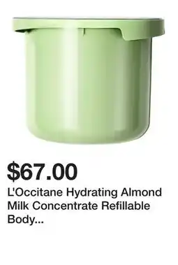 Sephora L'Occitane Hydrating Almond Milk Concentrate Refillable Body Moisturizer offer