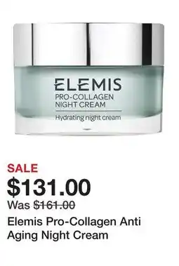 Sephora Elemis Pro-Collagen Anti Aging Night Cream offer