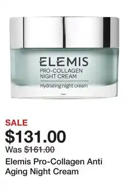 Sephora Elemis Pro-Collagen Anti Aging Night Cream offer