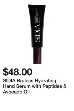 Sephora SIDIA Braless Hydrating Hand Serum with Peptides & Avocado Oil offer