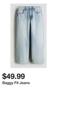 H&M Baggy Fit Jeans offer