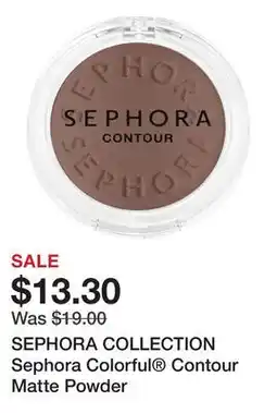 Sephora SEPHORA COLLECTION Sephora Colorful Contour Matte Powder offer