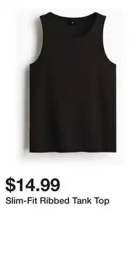H&M Slim-Fit Ribbed Tank Top offer