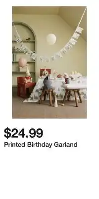 H&M Printed Birthday Garland offer