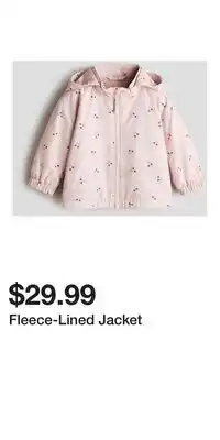 H&M Fleece-Lined Jacket offer