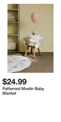 H&M Patterned Muslin Baby Blanket offer