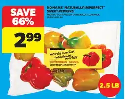 Real Canadian Superstore NO NAME NATURALLY IMPERFECT SWEET PEPPERS offer
