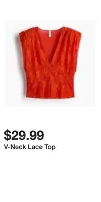 H&M V-Neck Lace Top offer