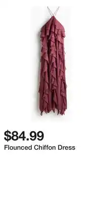 H&M Flounced Chiffon Dress offer