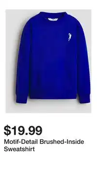 H&M Motif-Detail Brushed-Inside Sweatshirt offer