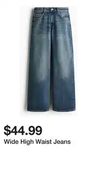 H&M Wide High Waist Jeans offer