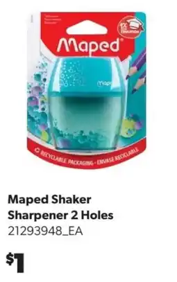 Real Canadian Superstore Maped Shaker Sharpener 2 Holes offer