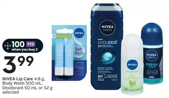 Sobeys NIVEA Lip Care offer