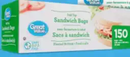 Walmart Great Value sandwich bags offer