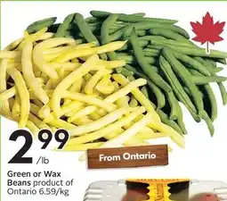 Sobeys Green or Wax Beans offer