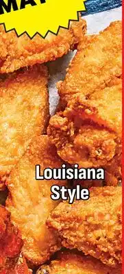 M & M Food Market Fully Cooked Chicken Wings, Louisiana Style offer