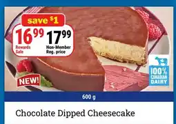 M & M Food Market Chocolate Dipped Cheesecake offer