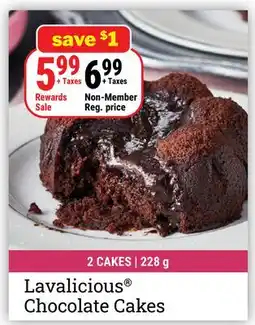 M & M Food Market Lavalicious Chocolate Cakes offer