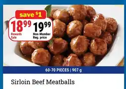 M & M Food Market Sirloin Beef Meatballs offer