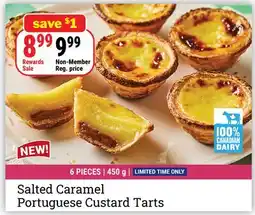 M & M Food Market Salted Caramel Portuguese Custard Tarts offer