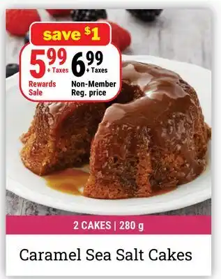 M & M Food Market Caramel Sea Salt Cakes offer