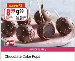 M & M Food Market Chocolate Cake Pops offer