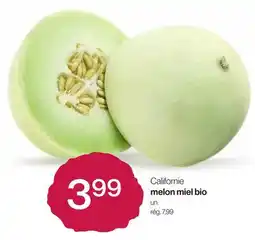 Avril Californie melon miel bio offer
