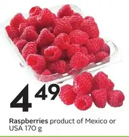 Sobeys Raspberries offer