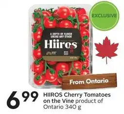 Sobeys HIIROS Cherry Tomatoes on the Vine offer