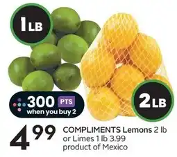 Sobeys COMPLIMENTS Lemons or Limes offer