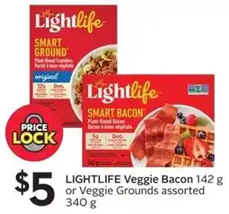 Sobeys LIGHTLIFE Veggie Bacon offer