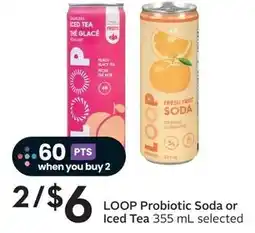 Sobeys LOOP Probiotic Soda or Iced Tea offer