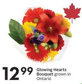 Sobeys Glowing Hearts Bouquet offer