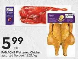 Sobeys PANACHE Flattened Chicken offer